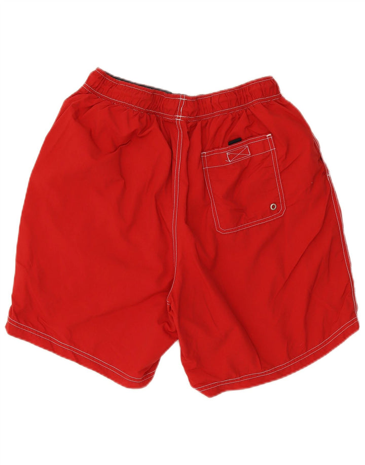 Shorts de natação masculino Nautica médio vermelho nylon
