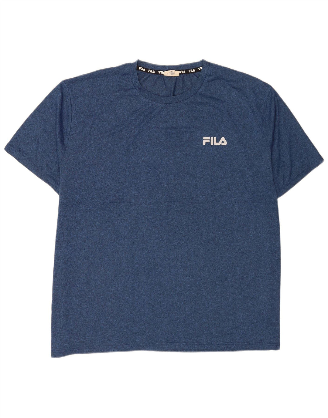 Camiseta masculina Fila Top 4XL poliéster azul marinho