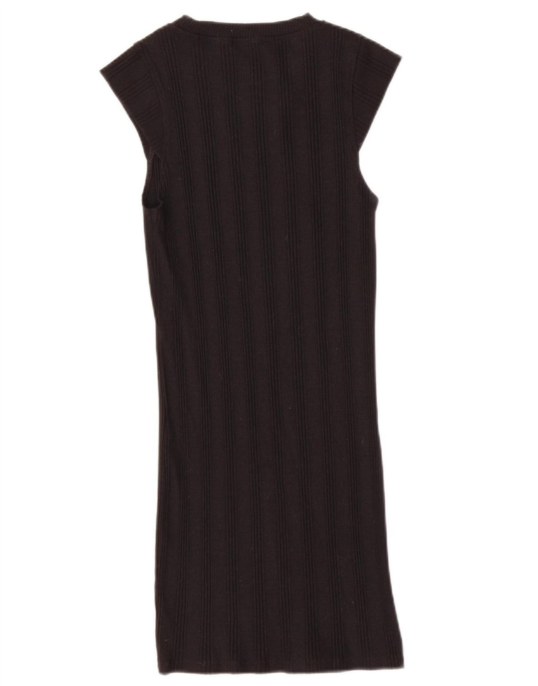 Vestido feminino Zara Shift UK 8 pequeno algodão preto