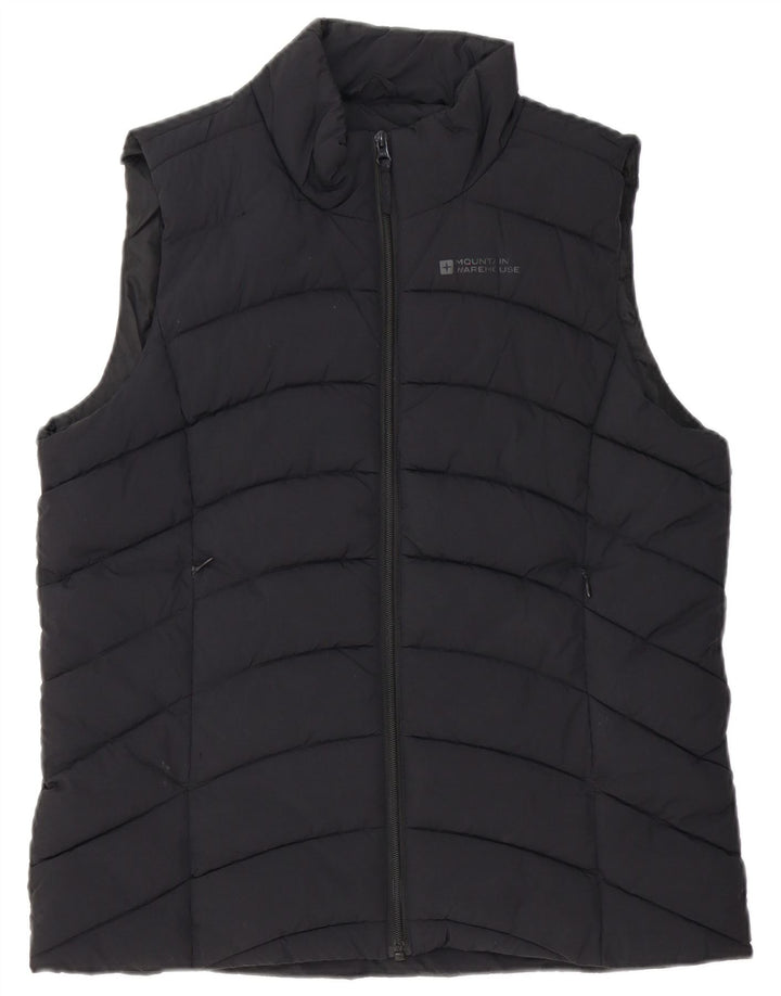 Mountain Warehouse Womens acolchoado Gilet UK 16 grande poliéster preto