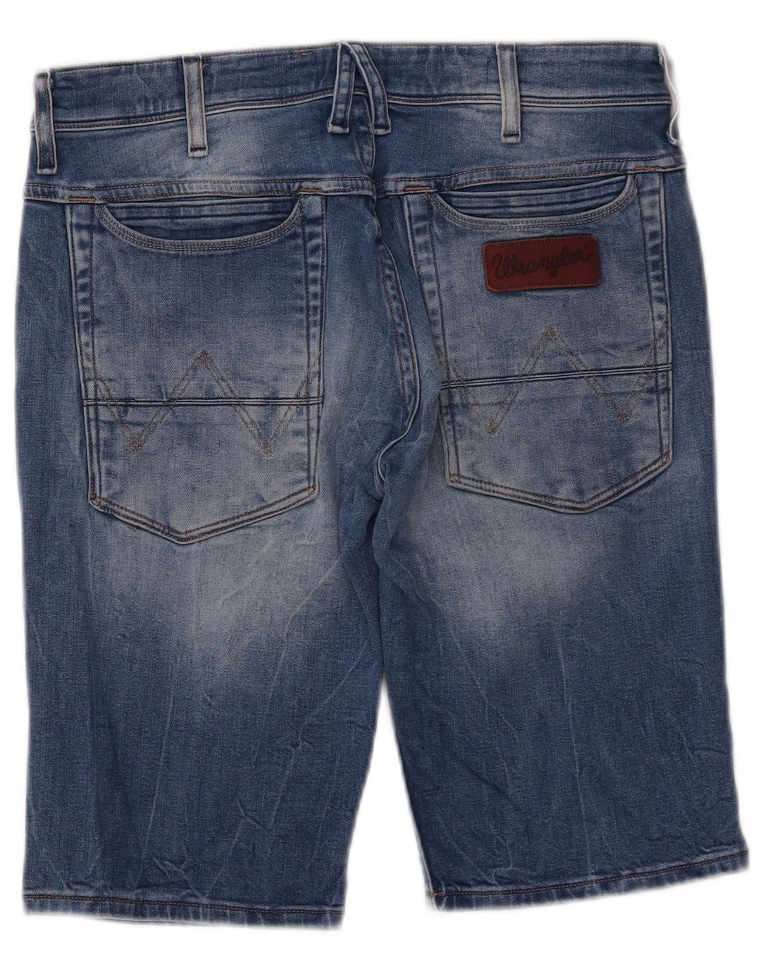 Shorts jeans Wrangler masculino Crank W30 algodão azul médio