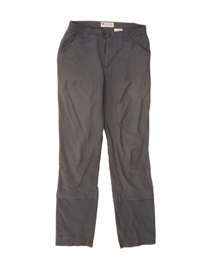 COLUMBIA Mens Straight Casual Trousers W30 L30 Grey Cotton Vintage Columbia and Second-Hand Columbia from Messina Hembry 