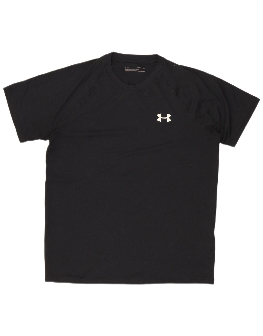 UNDER ARMOUR Camiseta masculina Heat Gear Top pequeno poliéster preto