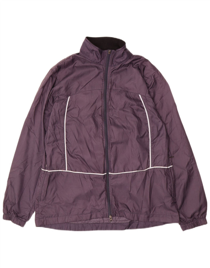 Jaqueta de chuva feminina NIKE US 8/10 médio roxo poliéster