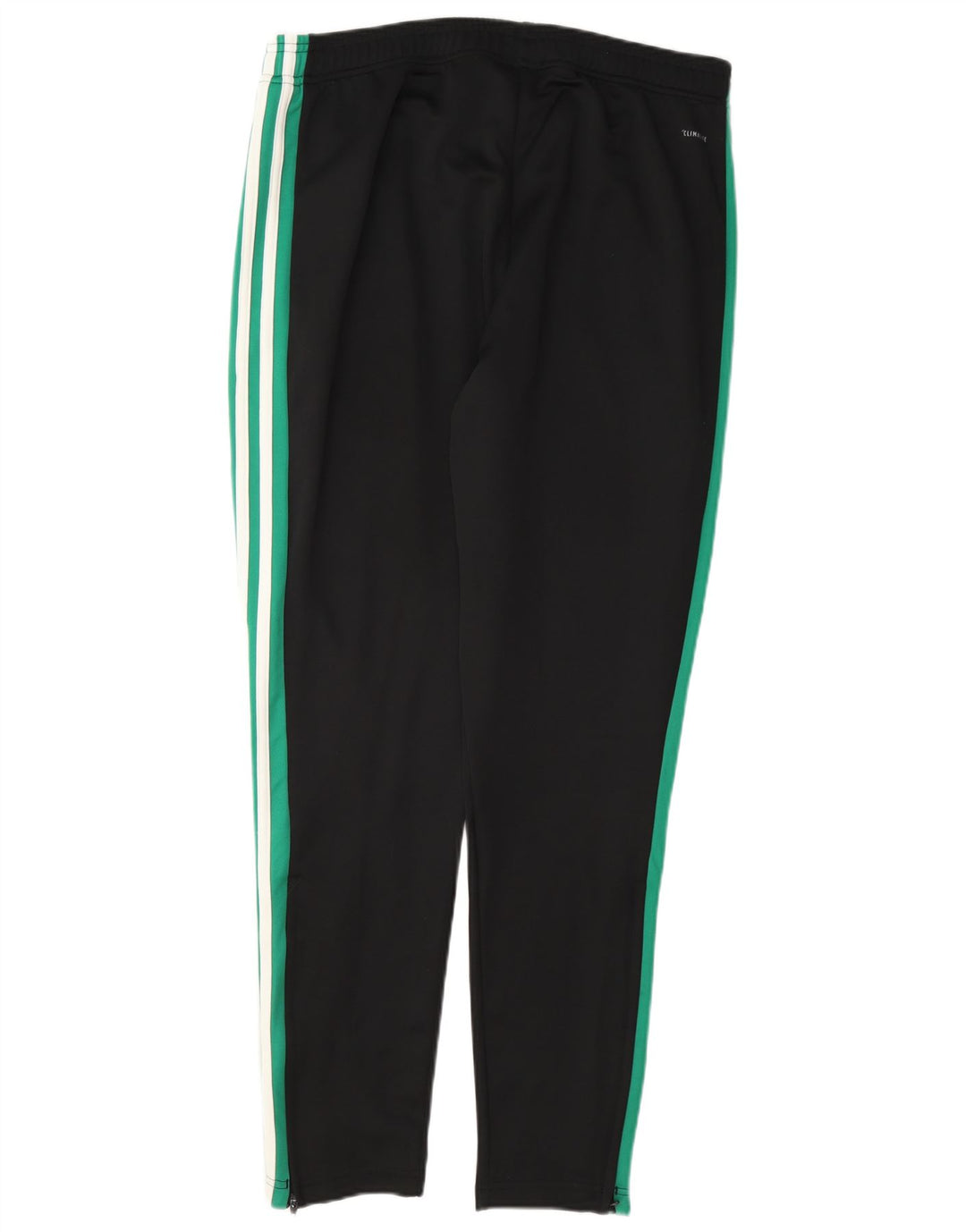 Calça de treino masculina Adidas Climalite grande poliéster colorblock preto