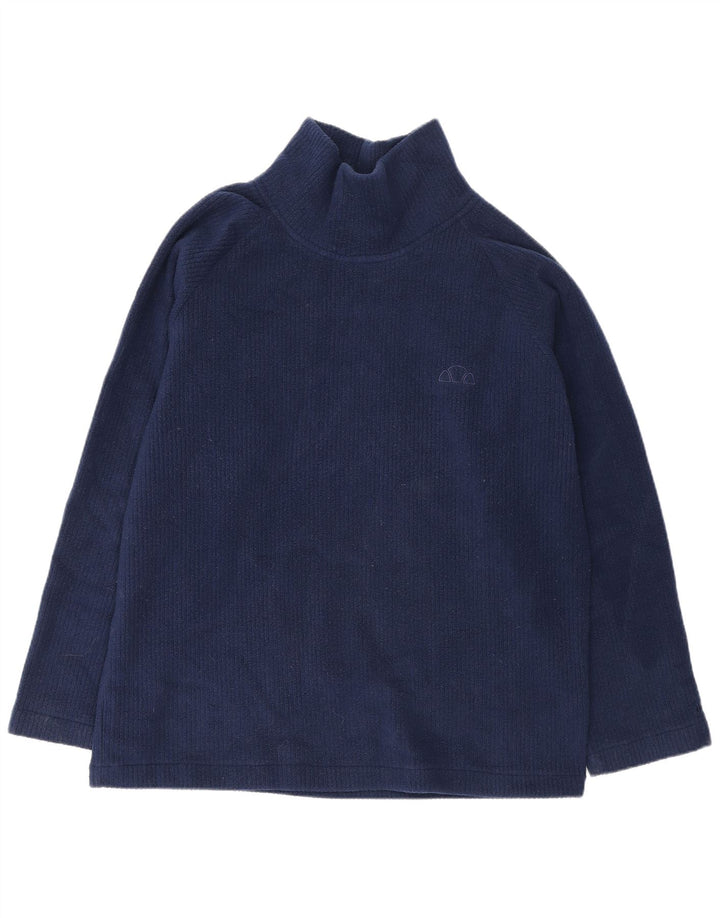 Ellesse feminino oversized velo jumper UK 16 grande poliéster azul marinho