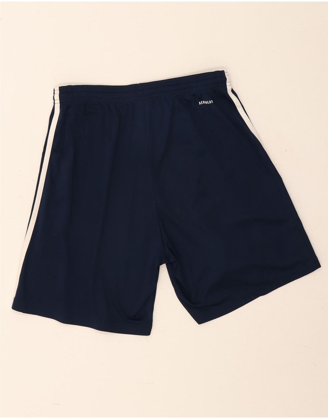 Shorts esportivos masculinos Adidas médio azul marinho
