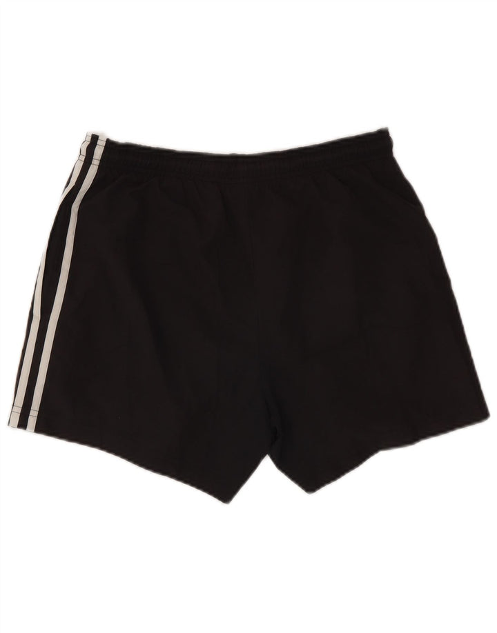 Shorts esportivos gráficos masculinos Adidas pequenos pretos