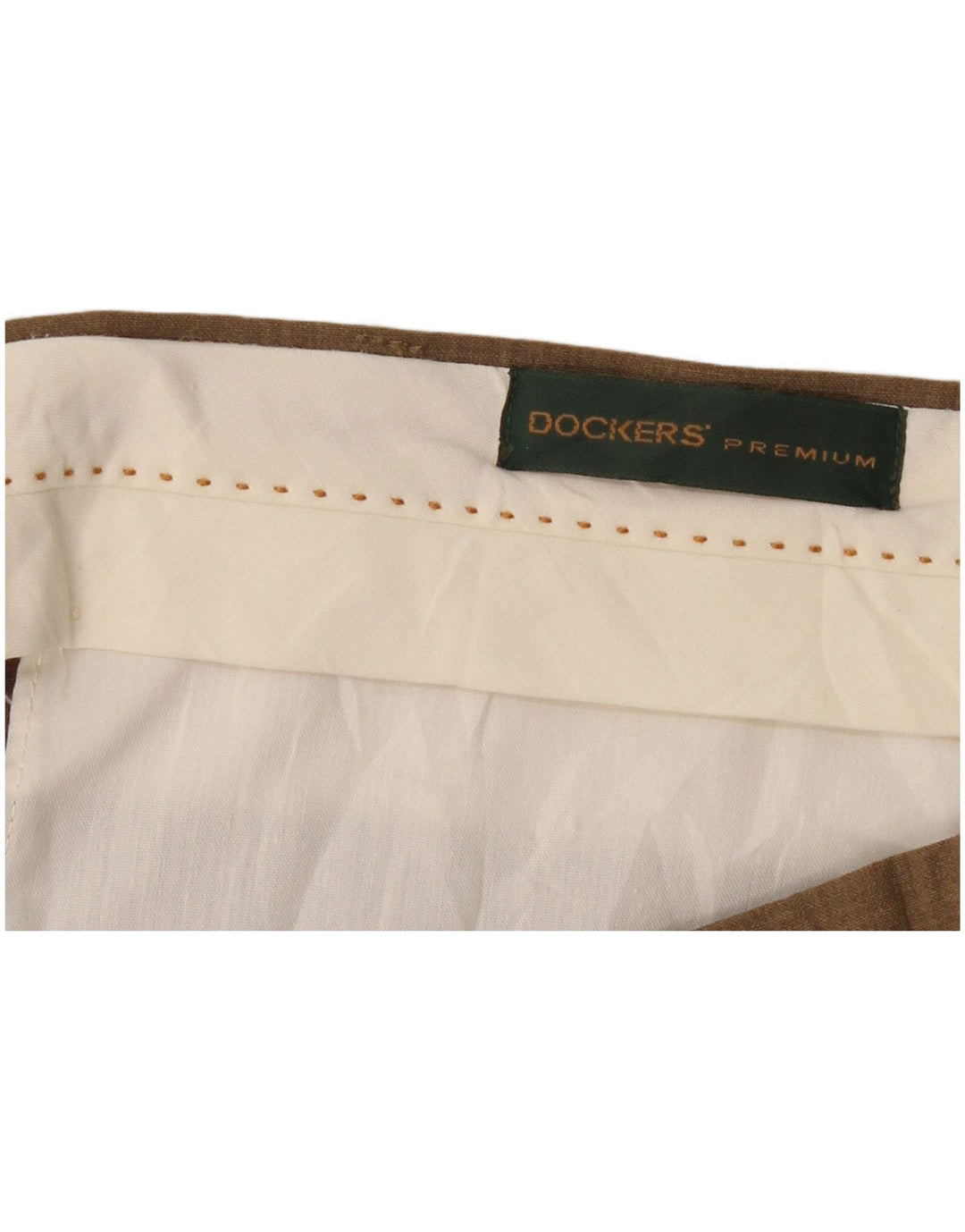 Calça masculina Dockers Pegged Suit W36 L27 cáqui