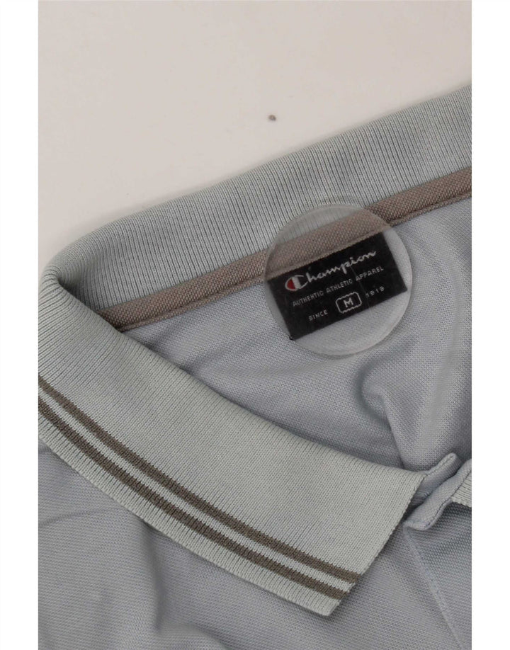 Camisa polo masculina Champion de manga curta regular fit azul médio