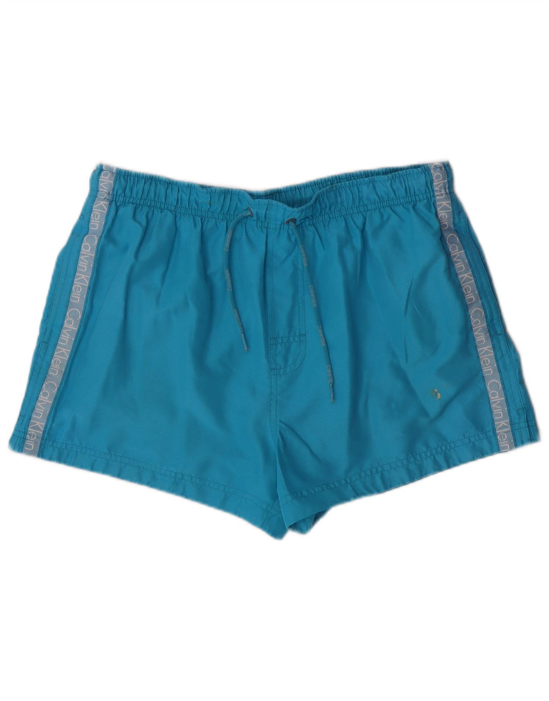 CALVIN KLEIN Calção de banho masculino gráfico grande poliéster azul