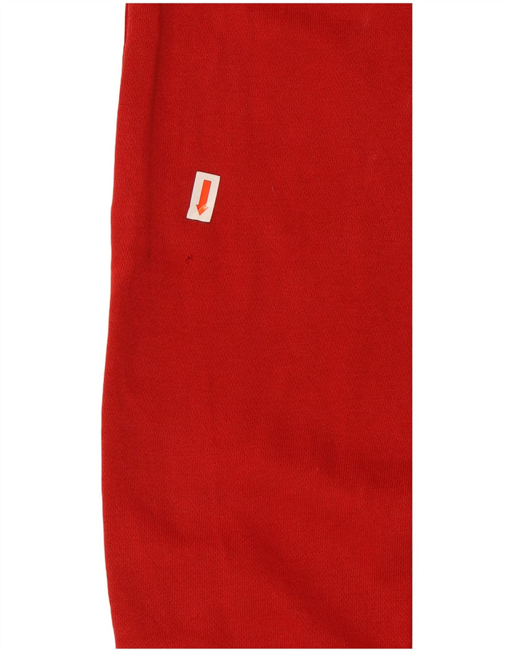 ADIDAS Mens Treino Calças Joggers Pequeno Algodão Vermelho
