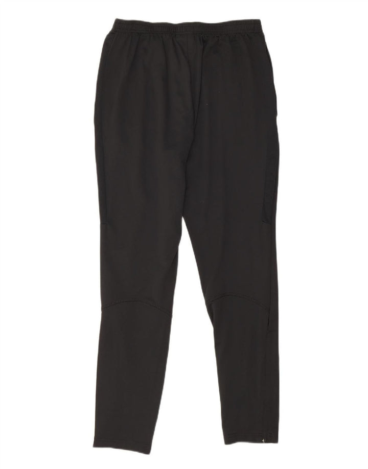 Calça de treino feminina Nike Dri Fit UK 8 pequena preta poliéster