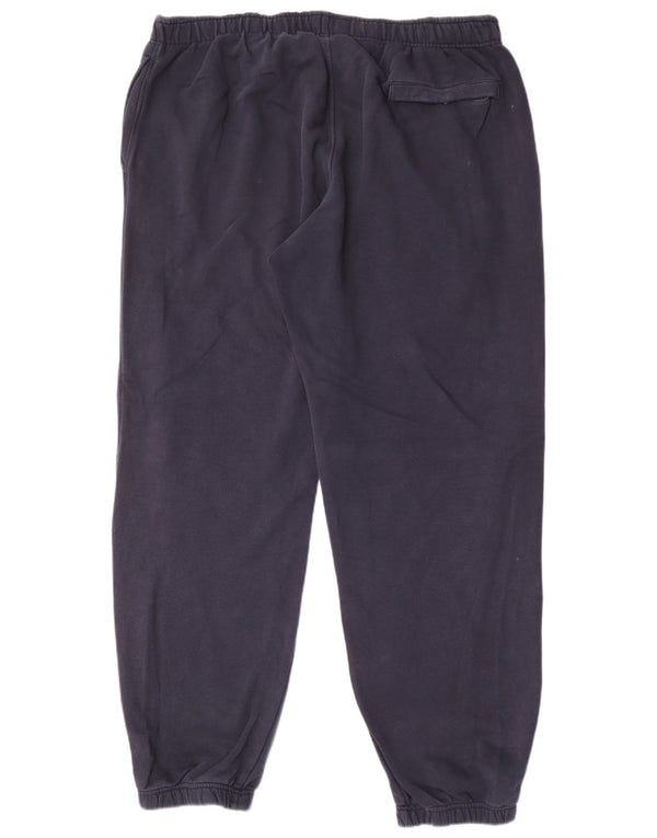 Calça de treino masculina Nike joggers 2XL algodão azul marinho
