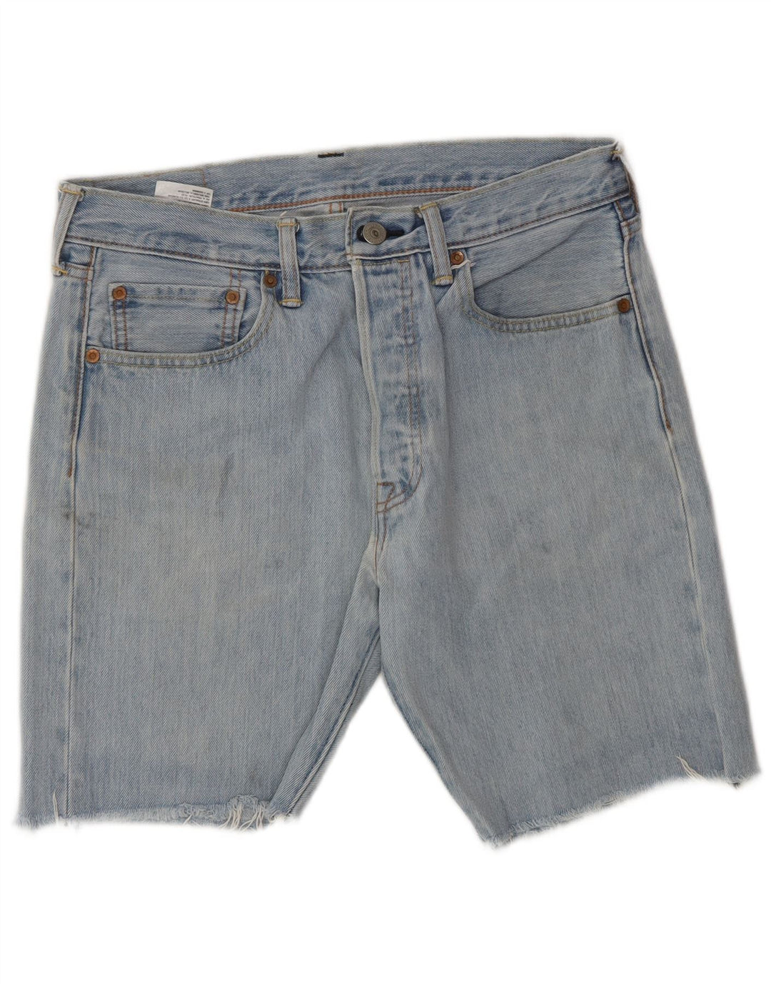 Shorts jeans masculino 501 da Levi's W31 algodão azul médio