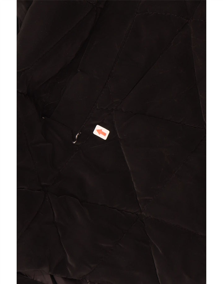 Zara Jaqueta acolchoada com capuz para meninas 13-14 anos preta
