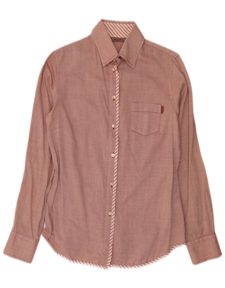 Camisa feminina Slam UK 12 algodão vermelho médio