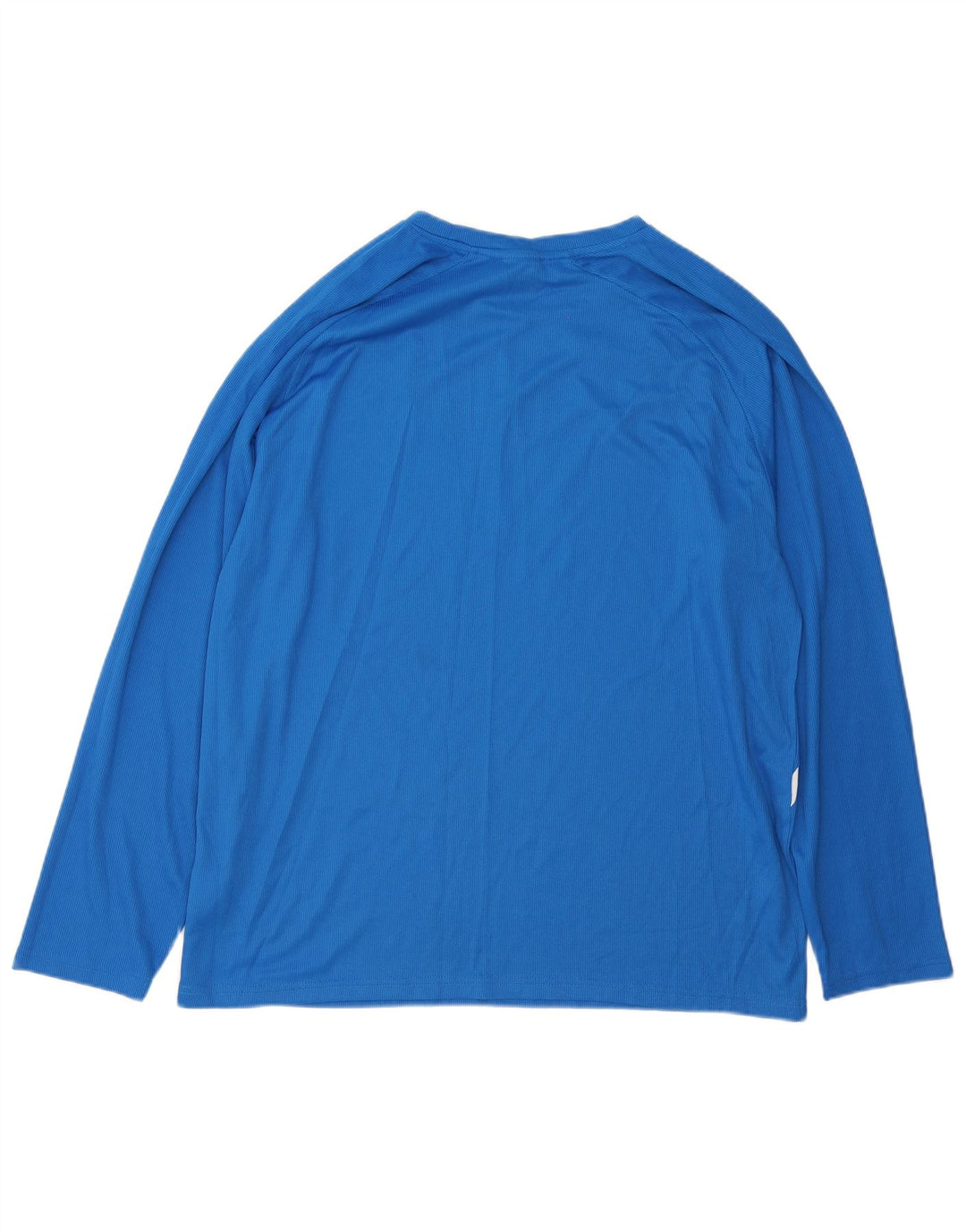 Puma Mens Top Manga Longa Grande Listrado Azul Poliéster