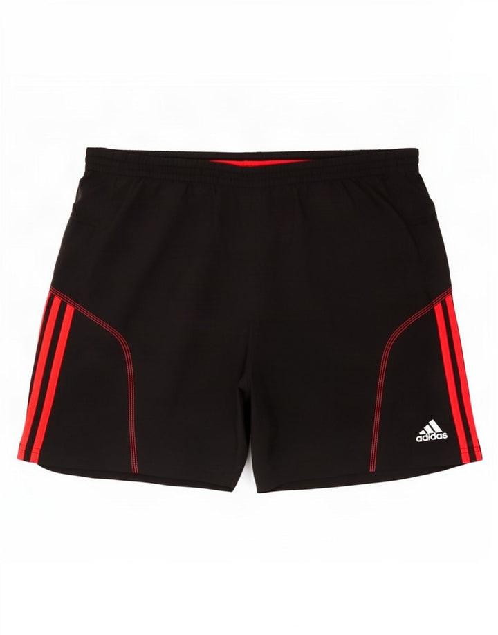 Adidas Mens Climalite Sport Shorts Grande Poliéster Preto