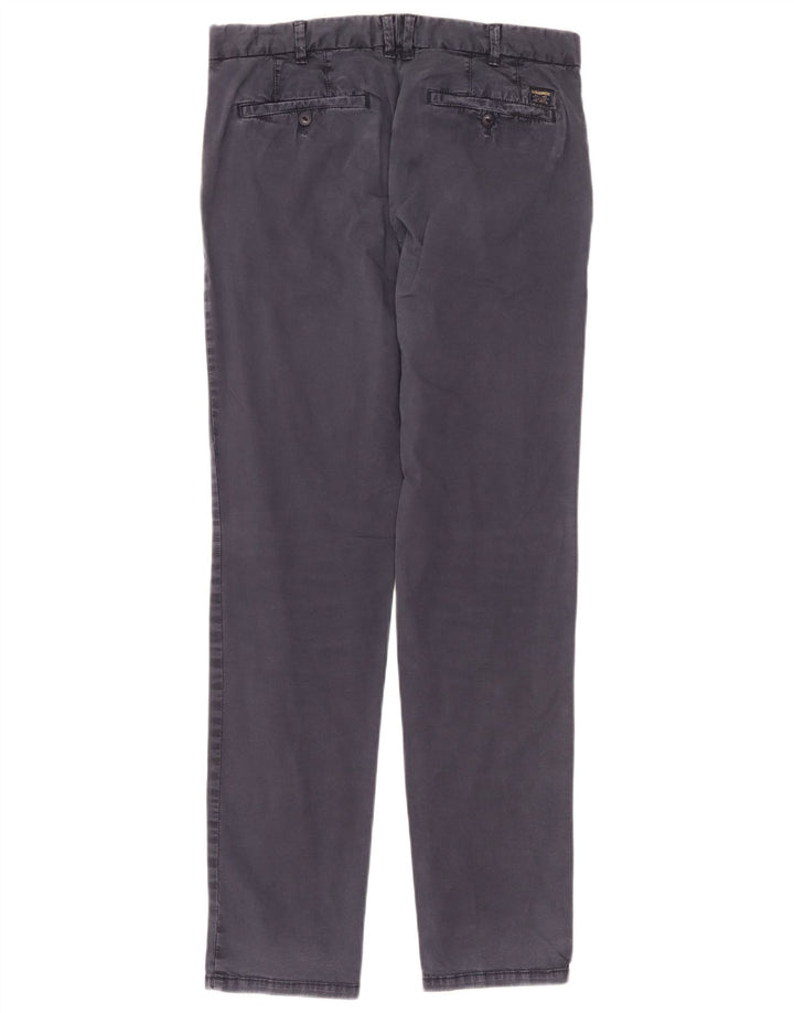 Calça Chino Masculina Blauer Slim W32 L33 Algodão Azul Marinho