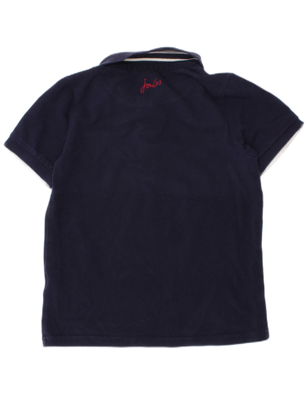 Polo Joules Menino 7-8 Anos Azul Marinho Algodão
