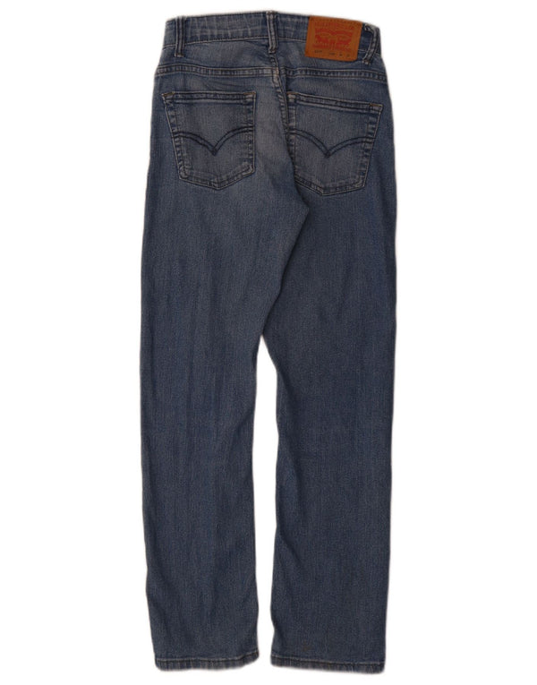Levi's Boys 511 Slim Jeans 11-12 Anos W24 L27 Azul Algodão