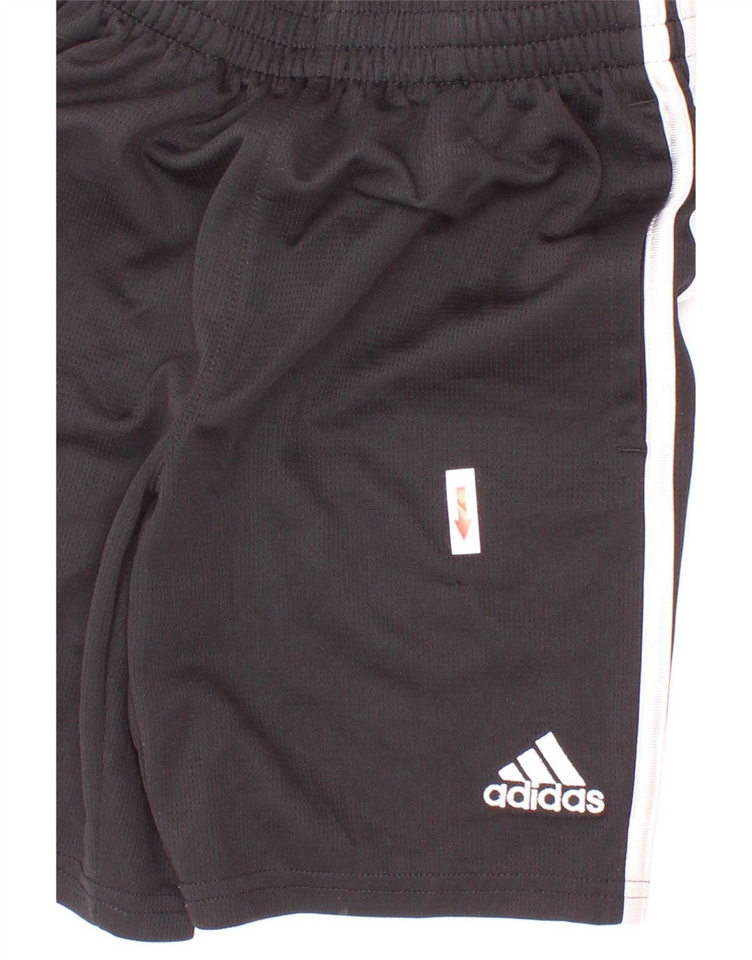Shorts esportivos masculinos Adidas 7-8 anos pequeno poliéster preto