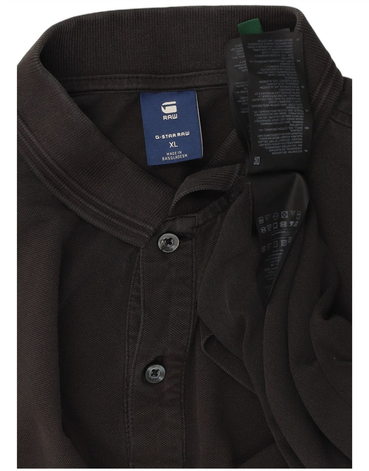 Camisa polo masculina G-Star XL algodão preto