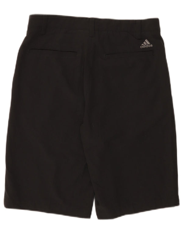 Adidas Mens Chino Shorts W28 Pequeno Poliéster Preto