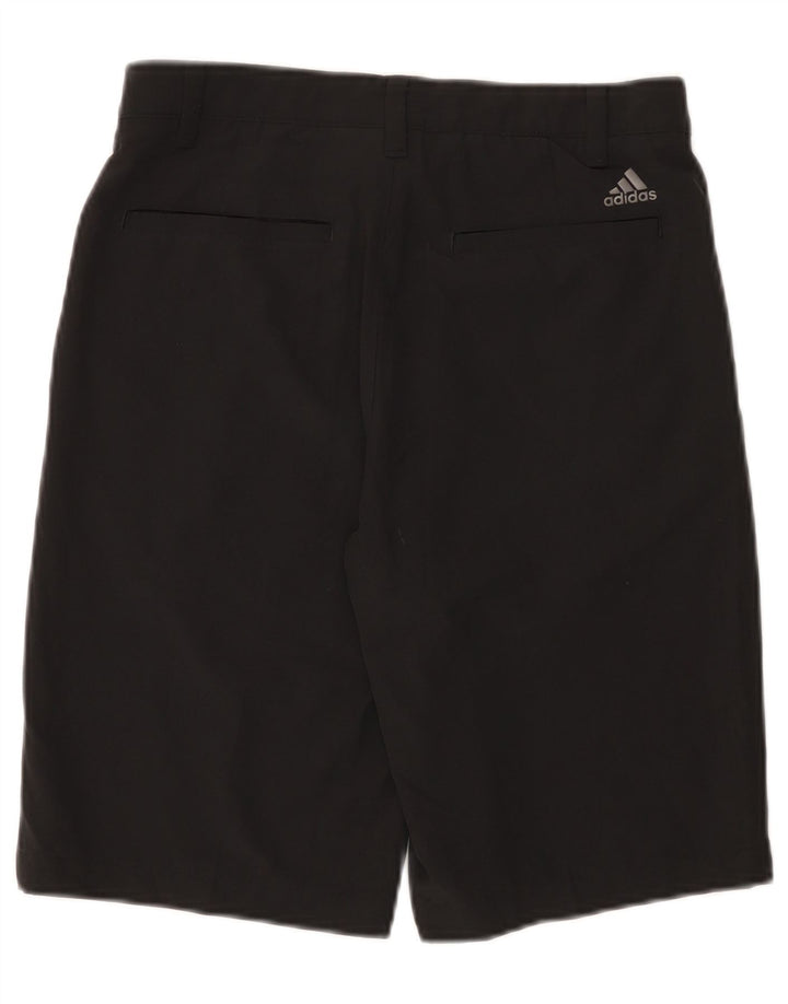Adidas Mens Chino Shorts W28 Pequeno Poliéster Preto