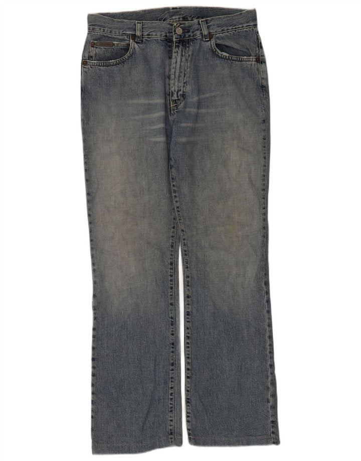 Calça jeans feminina Calvin Klein Bootcut W31 L30 azul algodão