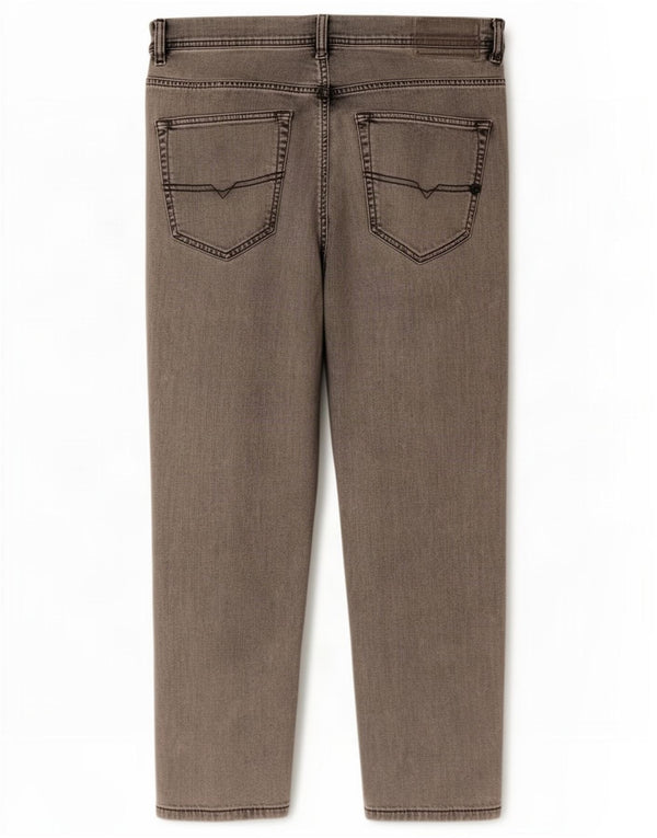 Diesel Masculino Rhial Crop Carrot Slim Jeans W30 L22 Algodão Cinza