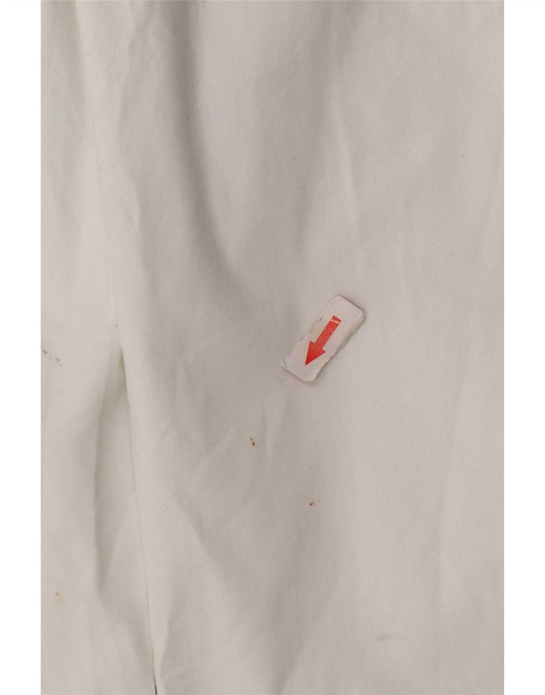 Calça chino reta feminina Marks & Spencer Reino Unido 12 médio W30 L28 branco