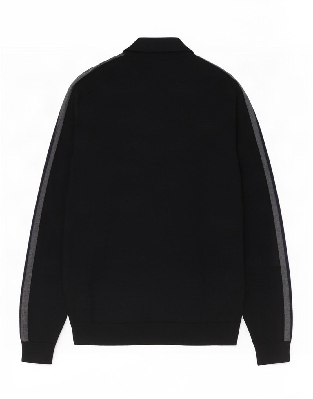 Suéter masculino Marks & Spencer com zíper e gola XL preto colorblock