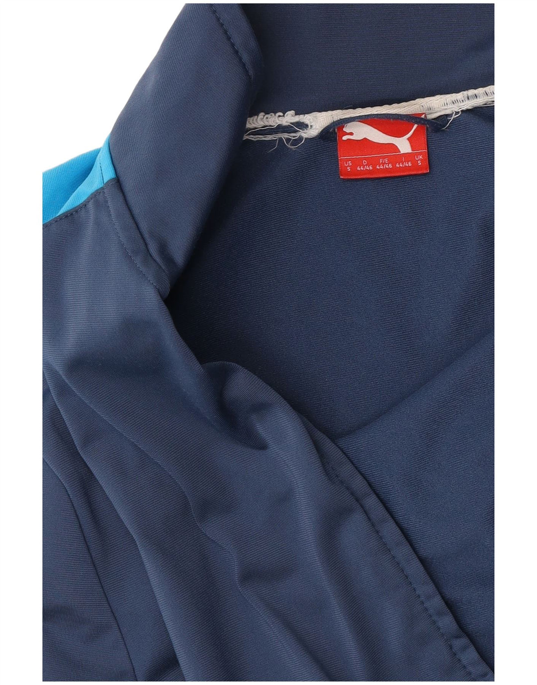 Puma Mens Tracksuit Top Jacket Pequeno Azul Marinho Colorblock