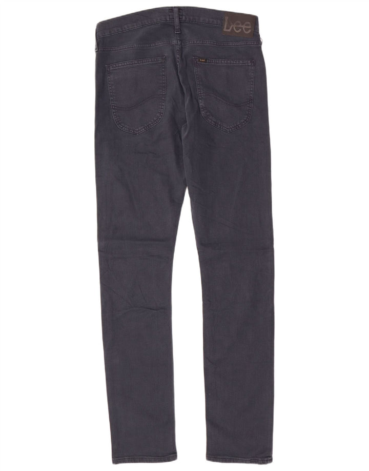 Lee Mens Luke Slim Jeans W31 L32 Azul Marinho Algodão