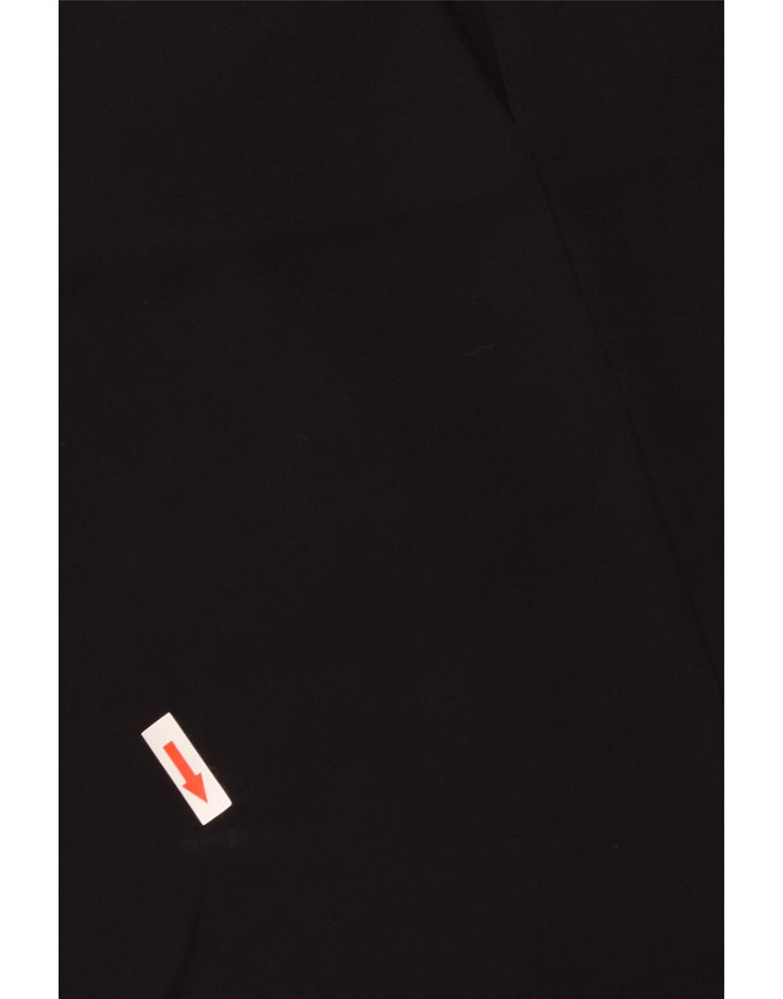 CALVIN KLEIN Vestido feminino sem mangas evasê EUA 10 grande poliéster preto