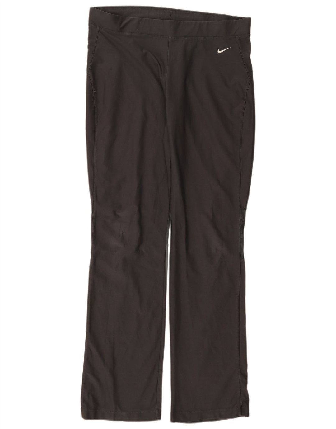 Calça de treino feminina Nike US 8/10 poliéster cinza médio