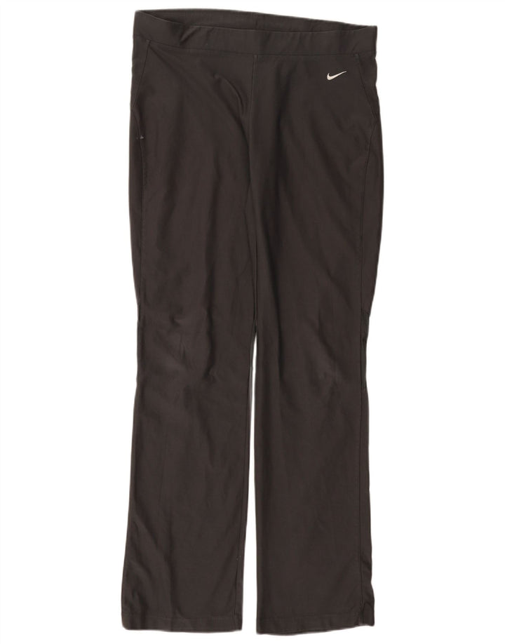 Calça de treino feminina Nike US 8/10 poliéster cinza médio