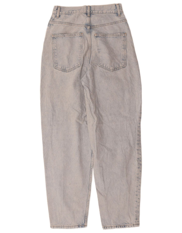 Calça jeans feminina cintura alta Zara EU 36 XS W26 L29 azul algodão