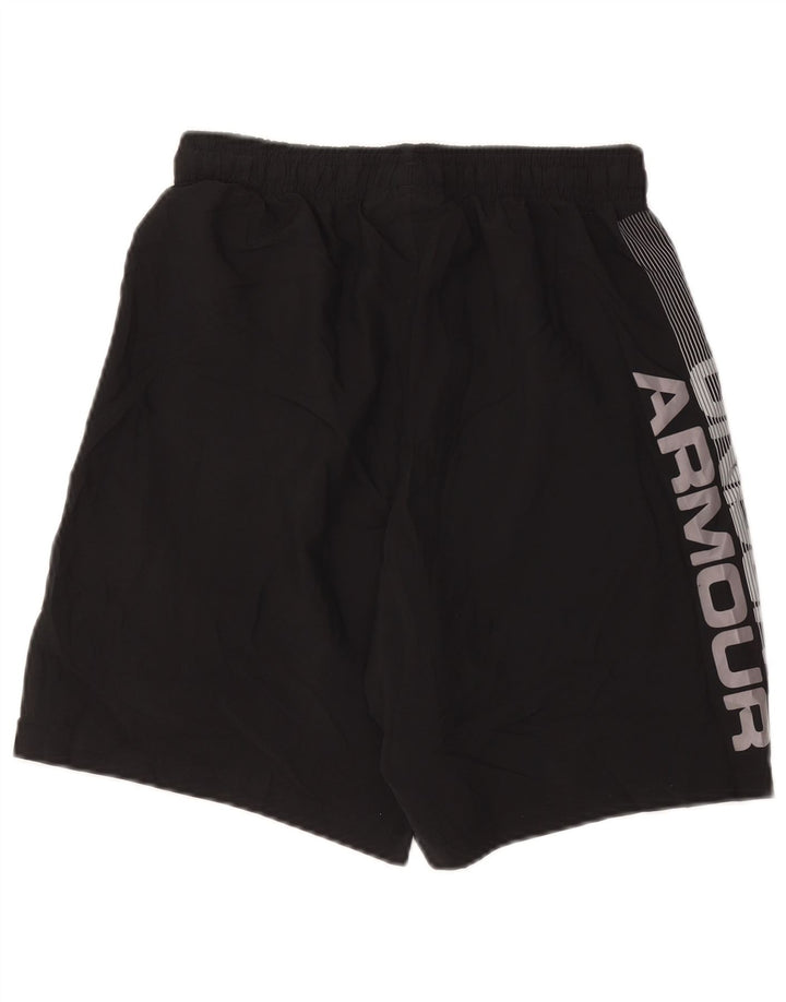Shorts esportivo masculino Under Armour Graphic Loose Fit pequeno poliéster preto