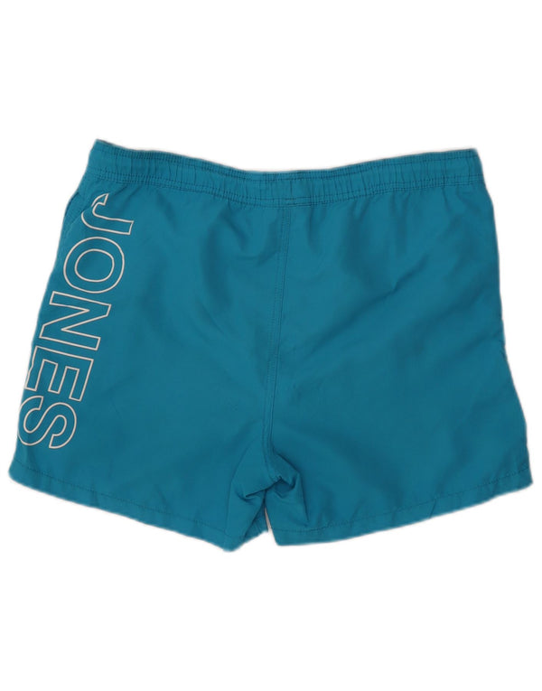 Shorts de natação masculino JACK & JONES poliéster azul médio