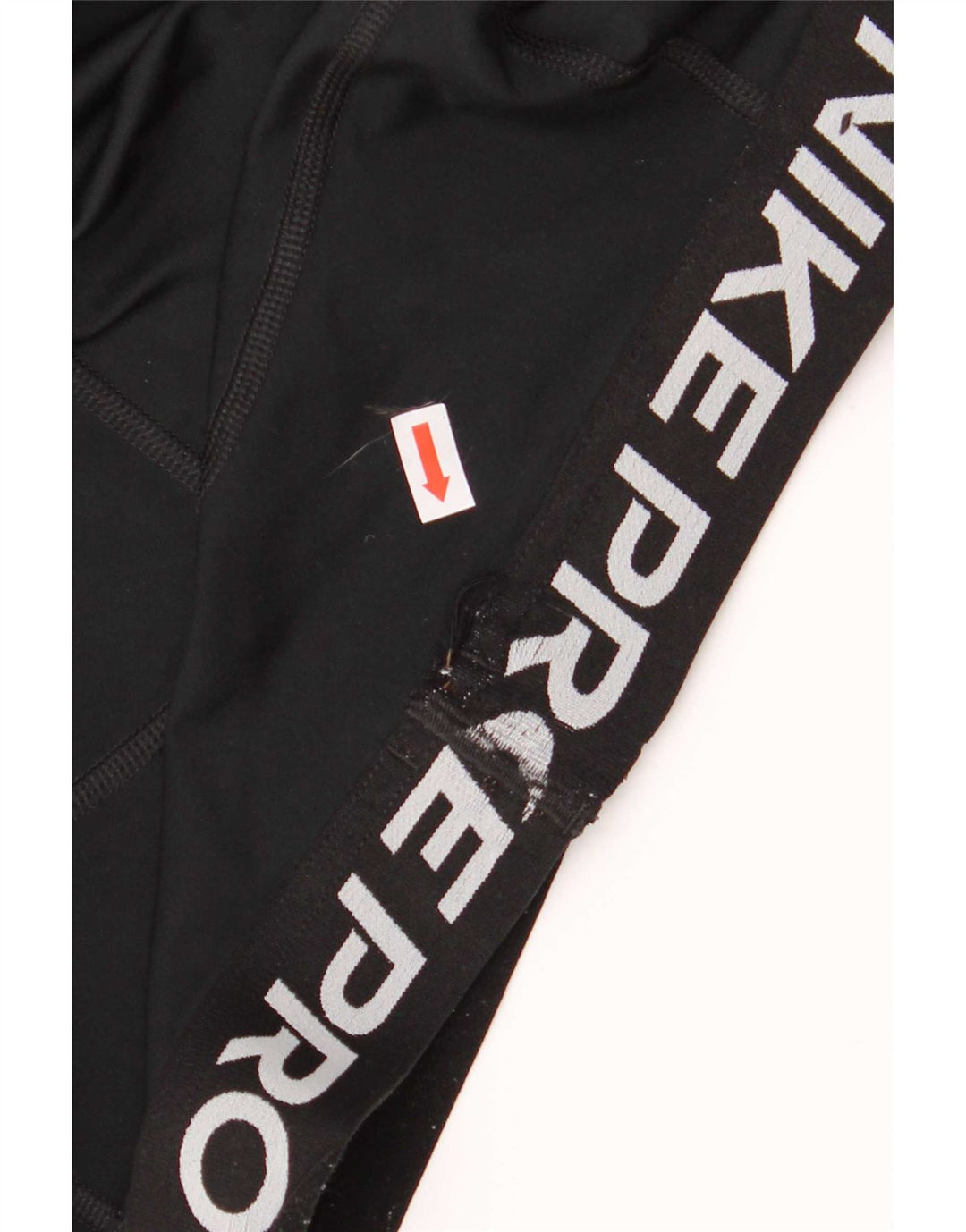 Leggings Nike Dri Fit Crop Graphic UK 8 Pequeno Poliéster Preto