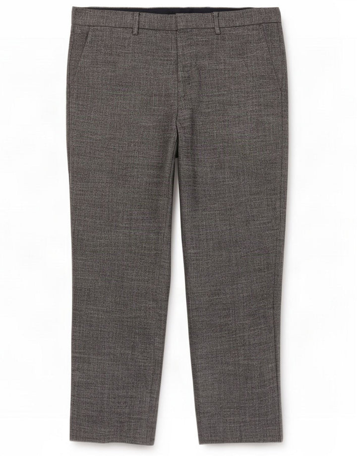 Calças Chino masculinas Marks & Spencer W36 L28 Poliéster cinza