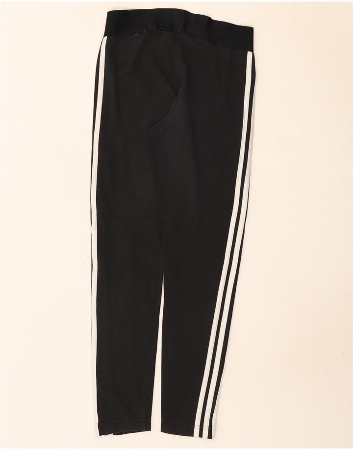 Leggings Adidas Femininas UK 8/10 Pequenas Algodão Preto