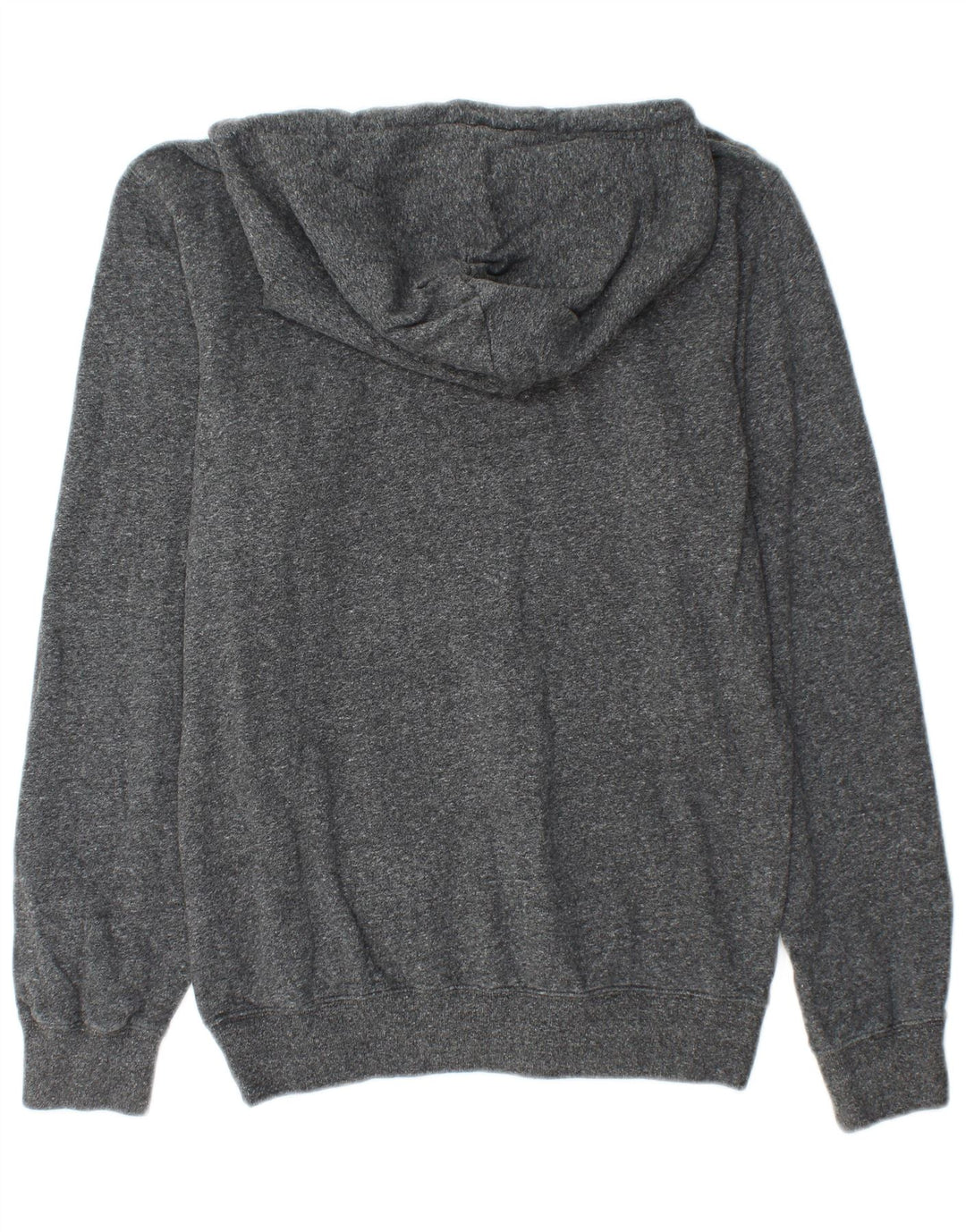 CHAMPION Suéter com capuz gráfico masculino XS algodão manchado cinza