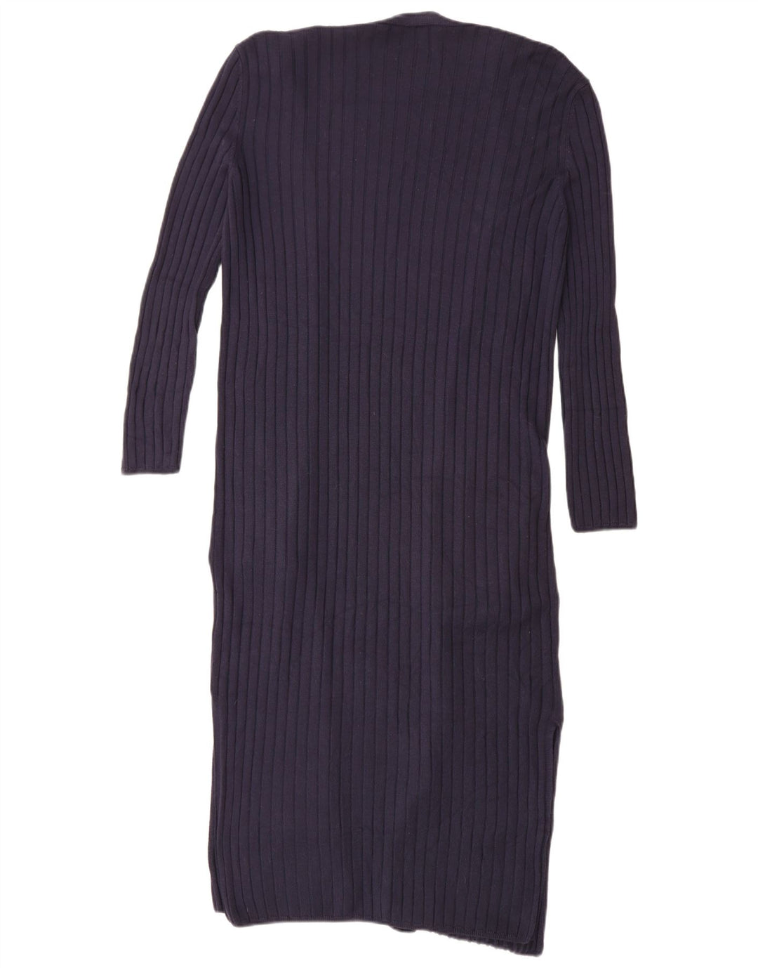 Suéter cardigã feminino Longline Marks & Spencer Reino Unido 10 pequeno azul marinho