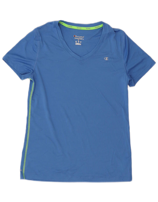 Camiseta feminina CHAMPION UK 14 poliéster azul médio
