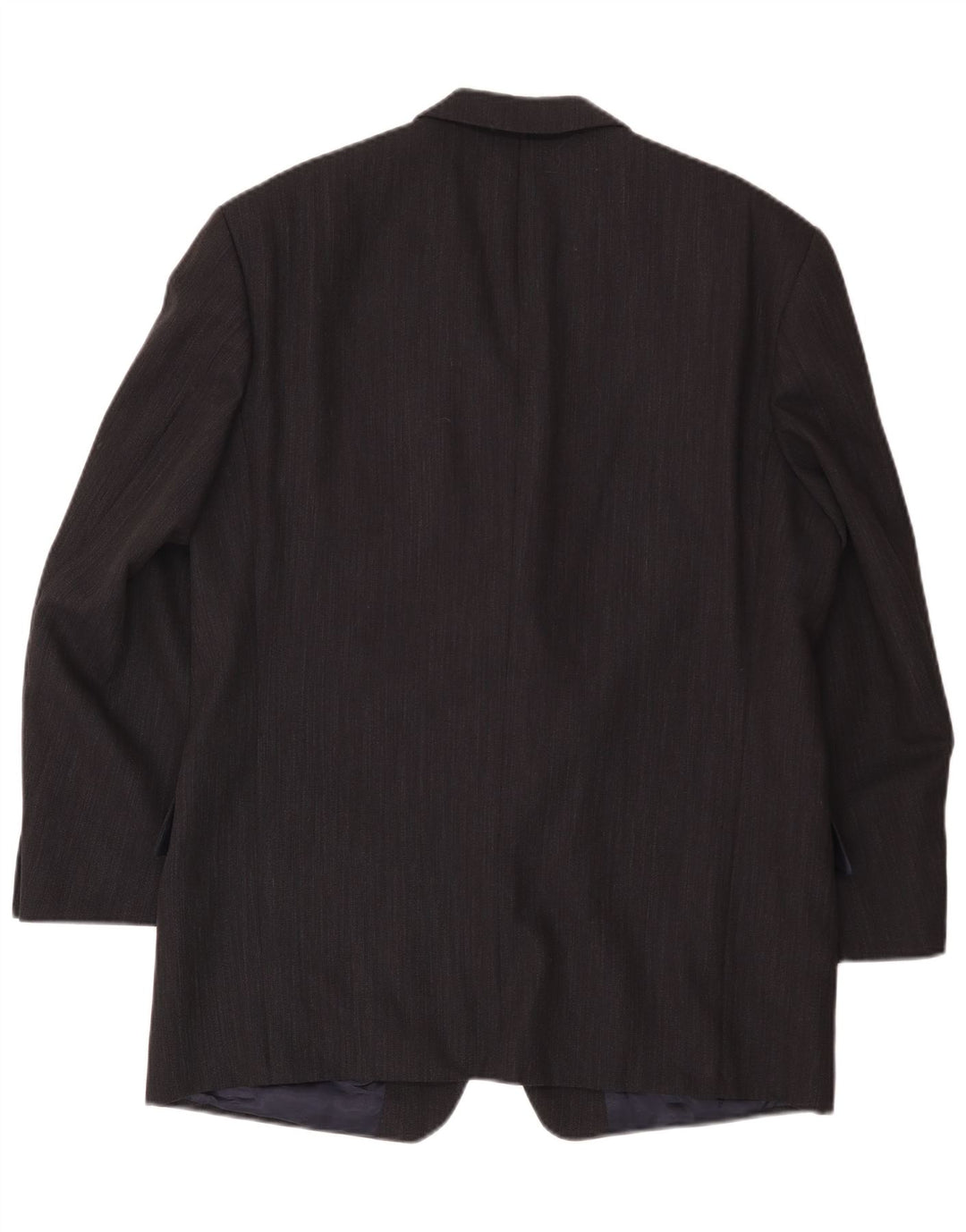 Jaqueta blazer masculina Daniel Hechter com 3 botões Reino Unido 40 grande azul marinho nova lã