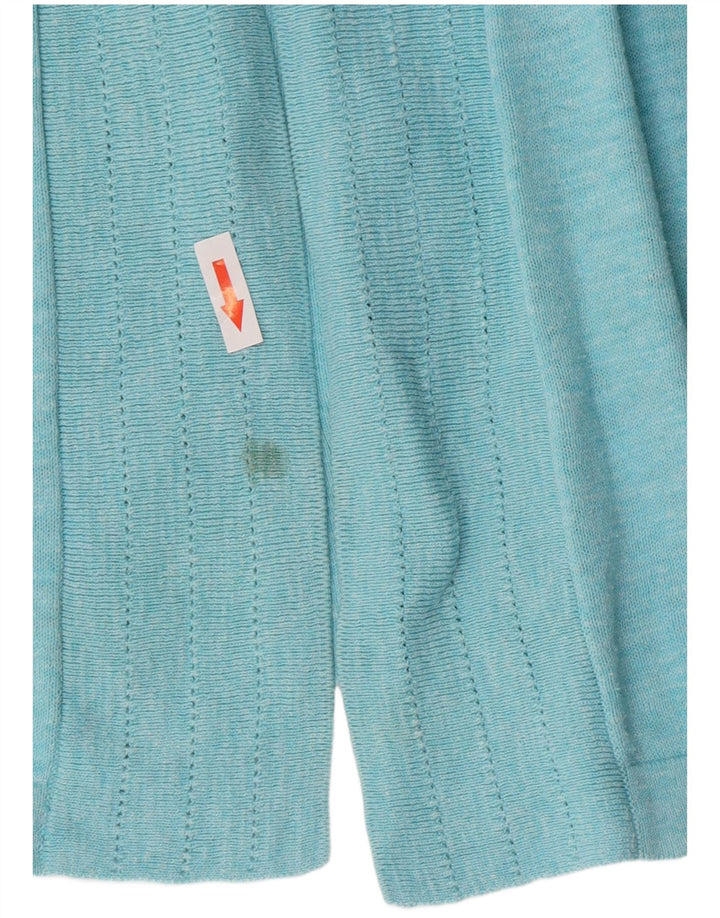 Bolero Jumper feminino White Stuff UK 10 algodão verde pequeno